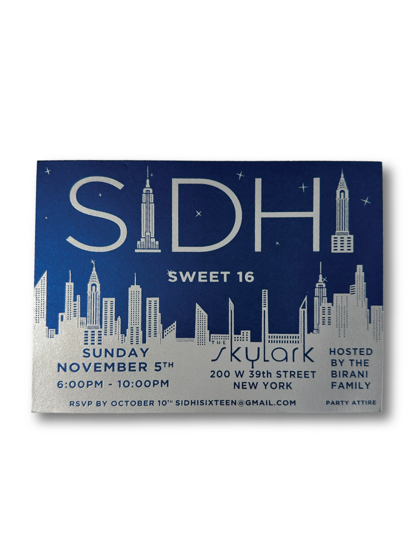 SIDHI'S SWEET SIXTEEN