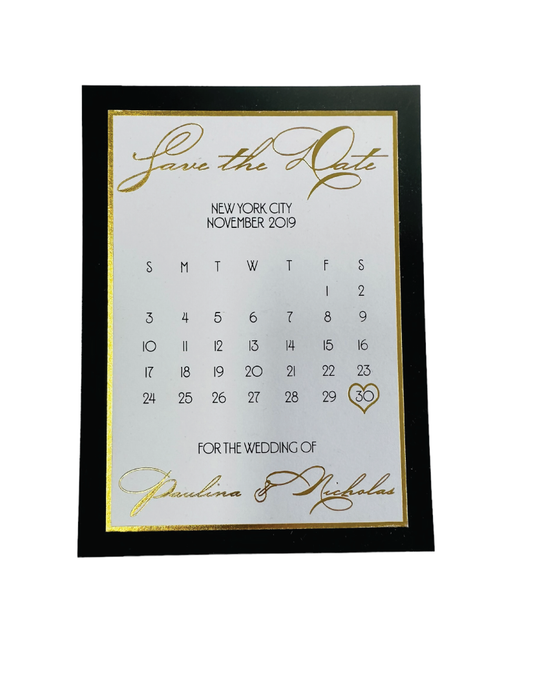 PAULINA AND NICHOLA'S SAVE THE DATE