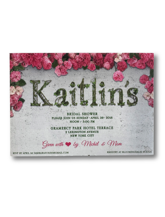 KAITLIN'S BRIDAL SHOWER