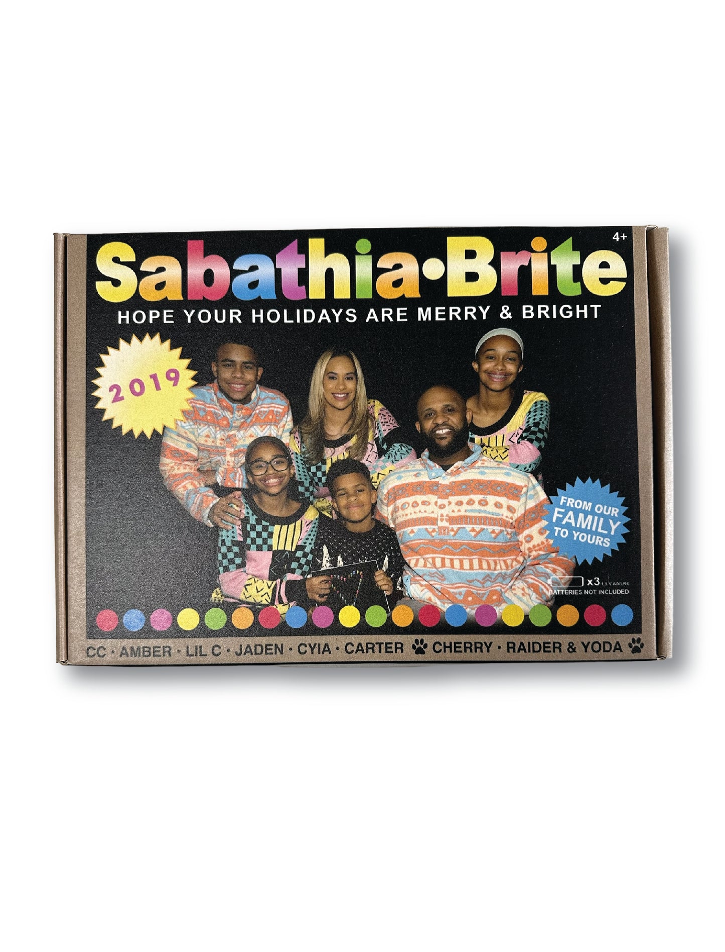 SABATHIA'S HOLIDAY CARD